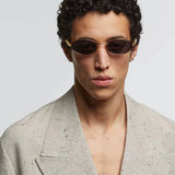 Vintage Oval Small Frame Sunglasses