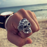 Rogue Skull Rock Ring