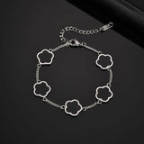 Stylish Five Leaf Bracelet