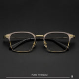 Precision Titanium Square Eyeglasses