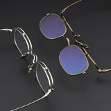 Vintage Flip Lenses Titanium Eyeglasses