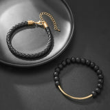 Black Shadow Strand Bracelet