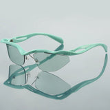 Edgy Wraparound Sport Shades Sunglasses