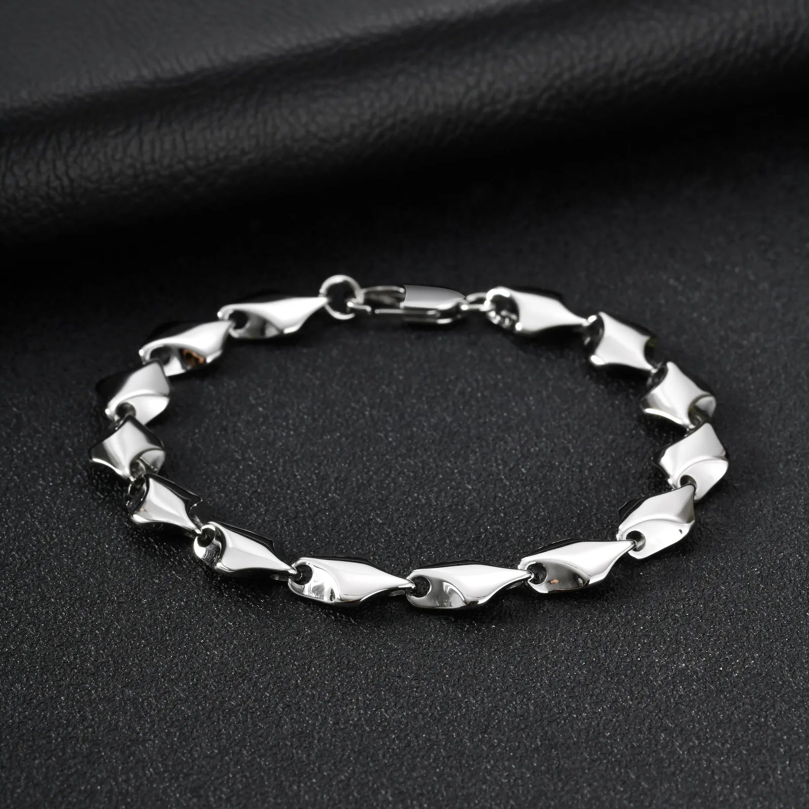 Bracelet en acier inoxydable à grosse chaîne Hiphop
