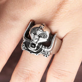 Gothic Stainless Steel Unique Skull Ring