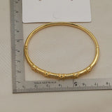 Rhinestone X Copper Bangles Bracelet