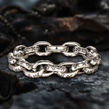 Silver Gold Big Link Chain Bracelet
