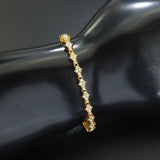 Round Stone Star Cubic Zirconia Bracelet