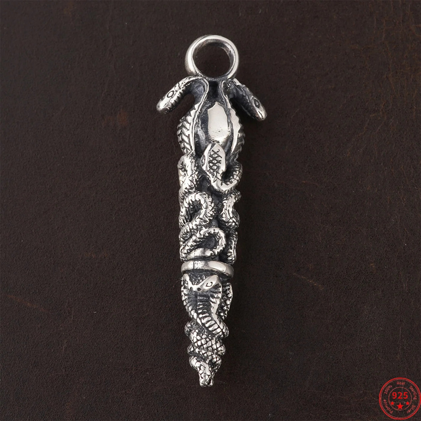 Double Snake Amulet Pendant