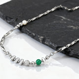Hip-Hop Irregular Metal Beads Necklace