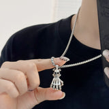 Retro Reaper Charm Pendant