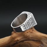 Fashion Unique Patterned Square Ring