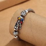 Lucky Colorful Kylin Wrist Bead Bracelet