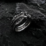 Dark Scorpion Metal Open Ring