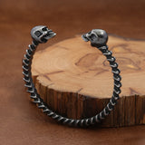 Punk Vintage Skull Cuff Bracelet