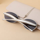 Vintage Oval Small Frame Sunglasses