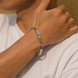 Classic Stainless Steel Bangle Bracelet