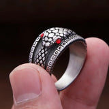 Punk Snake Mouth Ring