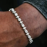 Round Stone Star Cubic Zirconia Bracelet