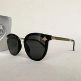 Black & Gold Honey Vision Sunglasses