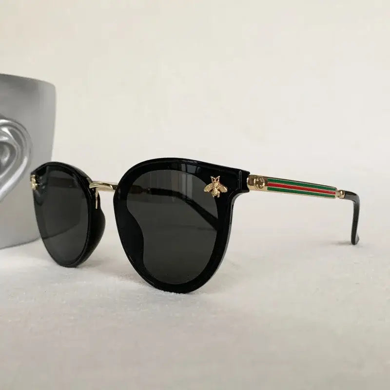 Black & Gold Honey Vision Sunglasses
