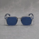 Steampunk Double Square Frame Sunglasses