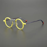 Multicolor Unique Round Eyeglasses