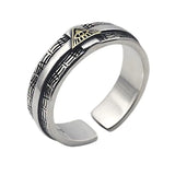 Bague en argent antique Horus