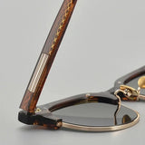 Classic Semi-Rimmed Sunglasses