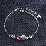 Scarlet Charm of Fortune Crimson Bracelet
