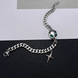 Fashion Alien Cuban Chain Bracelet