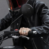 Retro Cyberpunk Gear Armor Ring