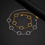 Stylish Five Leaf Bracelet