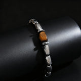 Retro Irregular Metal Beaded Bracelet