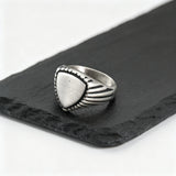 Shield Signet Stainless Steel Ring