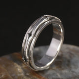 Vintage Totem Rotatable Argentum Ring