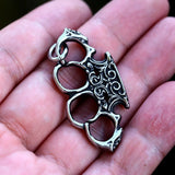 Brass Knuckles Shape Men's Pendant