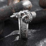 Metal Sheep Head Ring