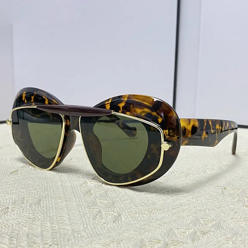 Fierce Edge Cat-Eye Sunglasses