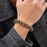 Rock Punk Dragon Spine Woven Bracelet