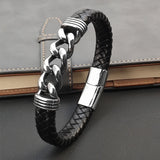 Prestigia Link Leather Bracelet