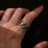 Twisted Pantograph Adjustable Ring