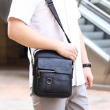 Vintage-Style Leather Sling Bag