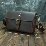 Vintage Genuine Leather Men's Shoulder Bag