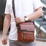 Vintage-Style Leather Sling Bag