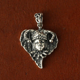 Colgante Corazón Melocotón Payaso Relieve