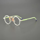 Multicolor Unique Round Eyeglasses