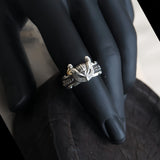 Retro Owl Adjustable Open Ring