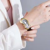 Irregular Shaped Melting Twisted Watch