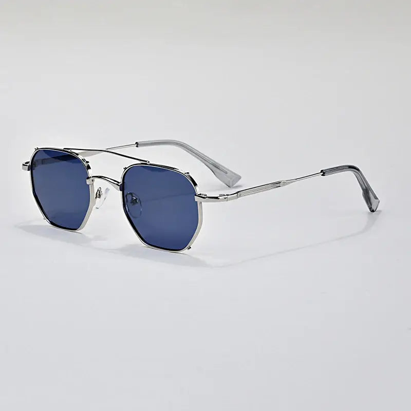 Double Beam Pilot Driving Alloy Sunglasses
